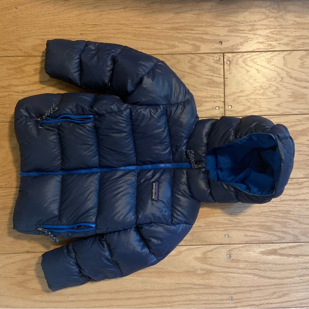 Patagonia Kids Dark Blue Puffer Jacket